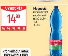 Přírodní voda Magnesia