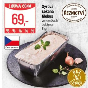 Sekaná syrová Globus