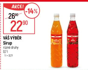 Sirup Váš Výběr