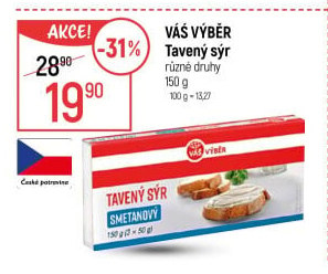 Tavený sýr Váš Výběr