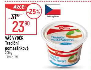 Tradiční pomazánkové Váš Výběr