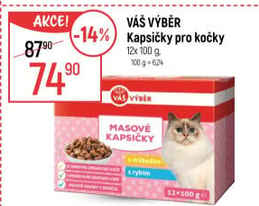 Kapsičky pro kočky Váš Výběr