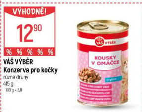 Konzerva pro kočky Váš Výběr