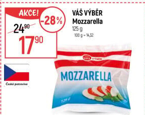 Mozzarella Váš Výběr