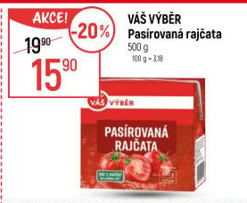 Pasírovaná rajčata Váš Výběr