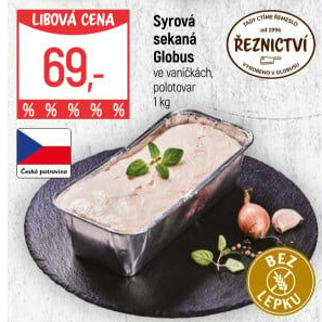 Sekaná syrová Globus