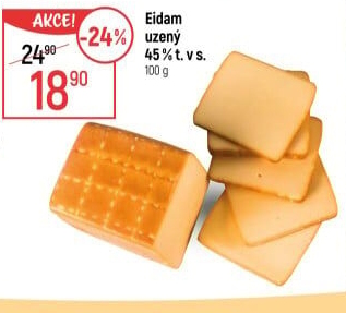 Sýr Eidam uzený 45%