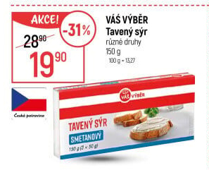 Tavený sýr Váš Výběr