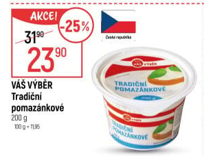 Tradiční pomazánkové Váš Výběr