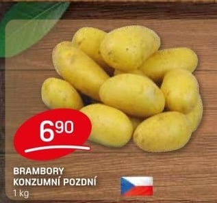 Brambory konzumní pozdní