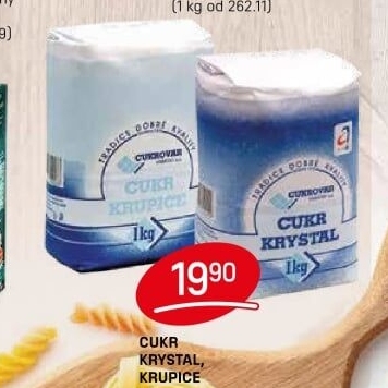 Cukr krupice Cukrovar Vrbátky