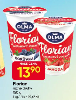 Jogurt smetanový Florian Olma