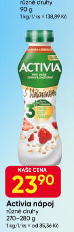 Jogurtový nápoj Activia Danone