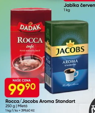 Mletá káva Jacobs Aroma Standard