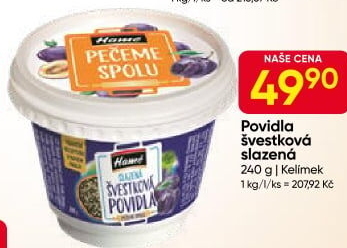 Povidla Hamé