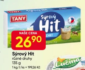Sýr tavený Hit Tany
