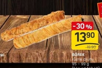 Burek se slanou náplní