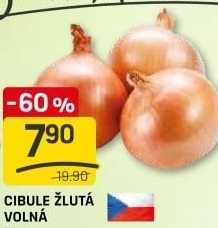 Cibule kuchyňská žlutá