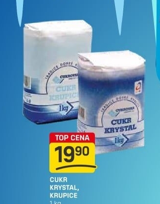 Cukr krupice Cukrovar Vrbátky
