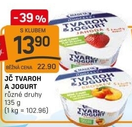 Dezert tvaroh s jogurtem jihočeský Madeta