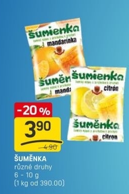 Instantní nápoj Šuměnka Herbex