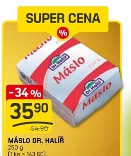 Máslo Dr.Halíř