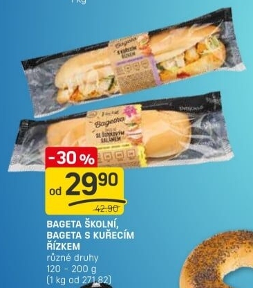 Obložená bageta