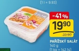 Pařížský salát Lahůdky Vavřík