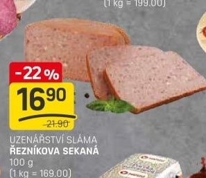 Řezníkova sekaná Sláma