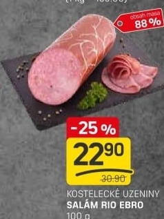 Salám Rio Ebro Kostelecké uzeniny