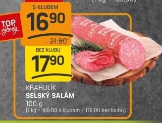 Salám selský Krahulík