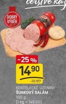 Salám šunkový Dobrý výběr
