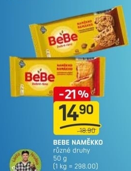 Sušenky BeBe Dobré ráno NaMěkko Opavia