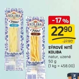 Sýrové nitě Koliba Bystřice pod Hostýnem