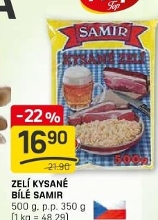 Zelí kysané Samir