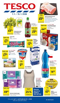 akční leták Tesco 7.1.2026-13.1.2026