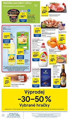 akční leták Tesco 7.1.2026-13.1.2026