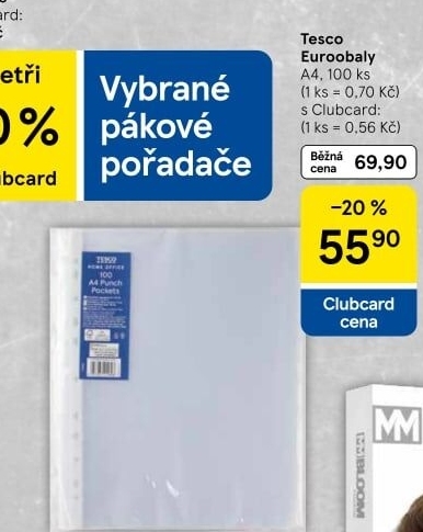 Euroobaly A4 Tesco