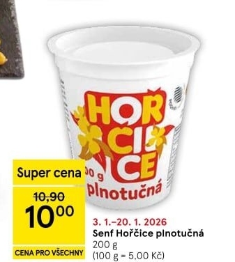 Hořčice plnotučná Senf