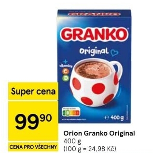 Instantní kakao Granko Orion