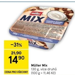 Jogurt Müller Mix