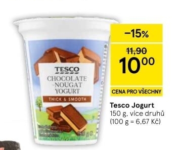 Jogurt ochucený Tesco