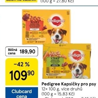 Kapsičky pro psy Pedigree