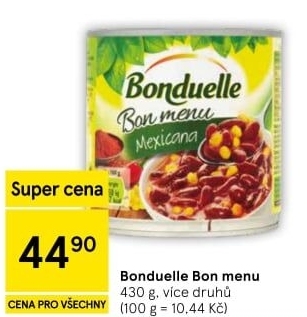 Konzervy Bon Menu Bonduelle