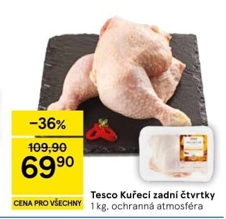 Kuřecí čtvrtky Tesco