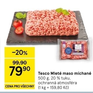 Mleté maso mix Tesco