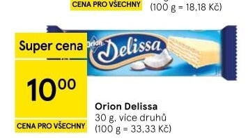 Oplatky celomáčené Delissa Orion