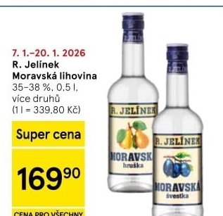 Pálenky Moravská řada Rudolf Jelínek