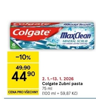Pasty na zuby Colgate