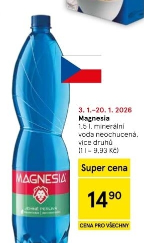 Přírodní voda Magnesia